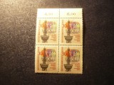 Bloc 4 val. RFG Berlin 1967 - Industrie , margine coala