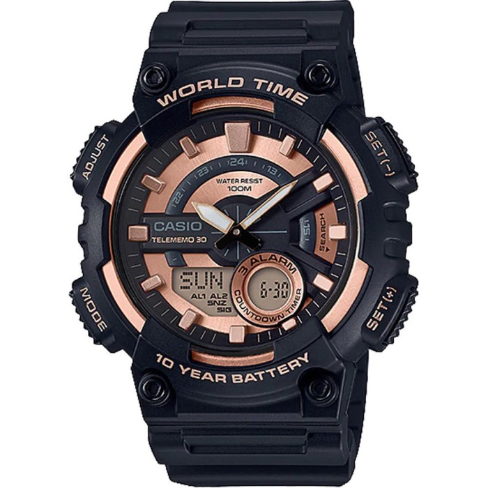 Ceas Barbati, Casio, Collection AEQ AEQ-110W-1A3 - Marime universala