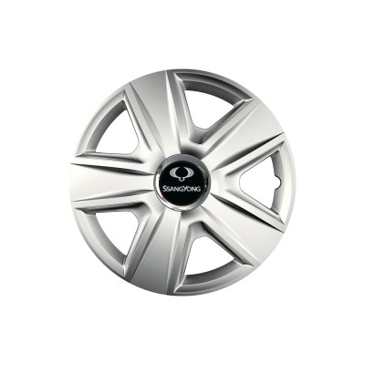 Set 4 capace roti Cu Inel Cromat Esprit R16 pentru gama auto SsangYoung foto