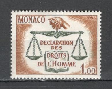 Monaco.1964 15 ani Declaratia drepturilor omului SM.445 foto