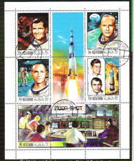 Ras al Khaima 1969 Space, Apollo XII, block, used G.112 foto