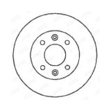 Disc frana Jurid 561235JC, parte montare : punte fata