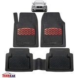 Cumpara ieftin BMW Seria 5 E60 Covorase Auto TEAMCAR&reg; Tip Tăvită pentru 2003-2010, Compatibile Universal, Red
