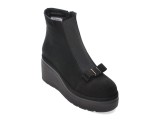 Ghete IMAGE negre, 117K574, din piele intoarsa