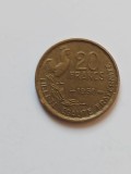Franta 20 franci 1950 - 4 pene - 50 lei, Europa