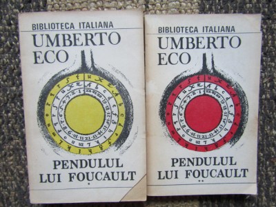 Umberto Eco - Pendulul lui Foucault (2 volume) foto