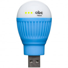 Bec ABC Tech Bulb USB Albastru foto