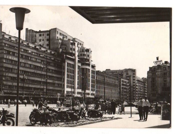 CPI B 10806 CARTE POSTALA - BUCURESTI. PE BULEVARDUL G-RAL MAGHERU, RPR