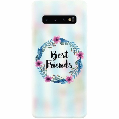 Husa silicon personalizata pentru Samsung Galaxy S10, Best Friends 001 foto