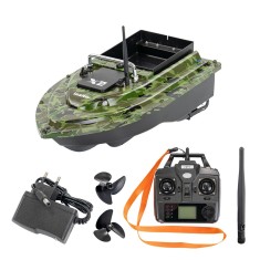 Barca de nadire Leziter X2 cu GPS 4G, 600 m, 2 kg, camuflaj verde