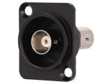 Adaptor BNC Soclu Izolat 50&Omega; Negru