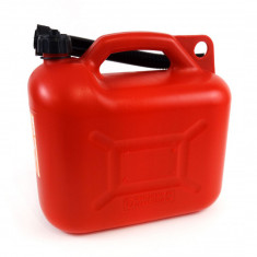 Canistra din plastic pentru combustibil rosie 10L