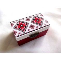 Cutie de lemn cu motiv traditional 33274