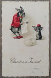 Christos a inviat// felicitare tip CP
