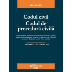 Codul civil. Codul de procedura civilă - Paperback brosat - *** - Hamangiu