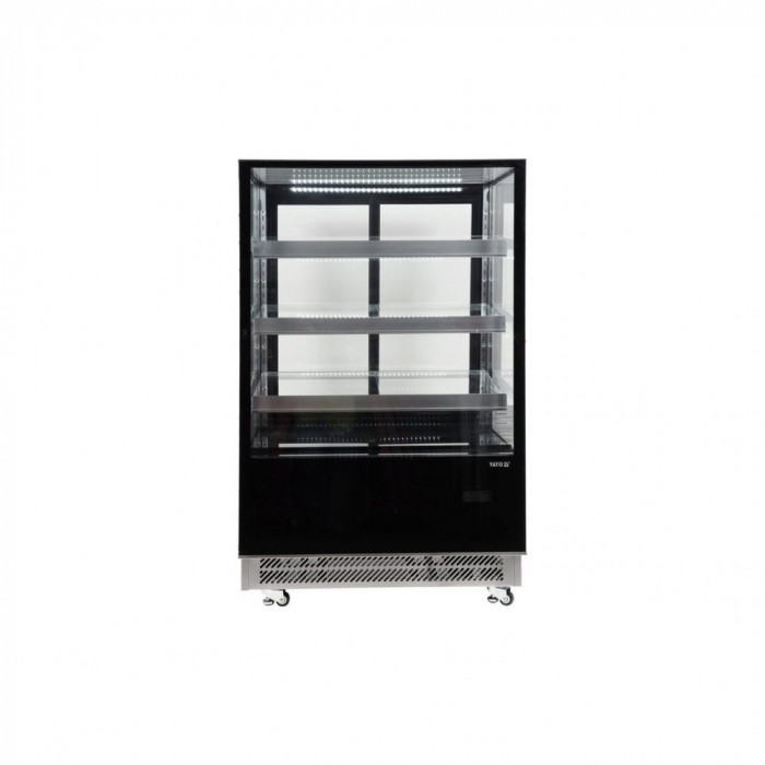 Vitrina frigorifica cu refrigerare 400L negru Yato YG-05045