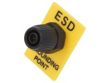 Fișă de &icirc;mpăm&acirc;ntare ESD 35x30mm 0&Omega; 4mm banană