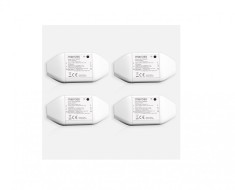 Comutator inteligent WiFi universal Meross 10A DIY, telecomanda, 4 bucati - RESIGILAT