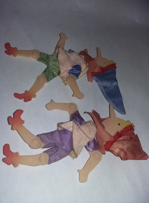 FIGURINE/PAPUSI/PAPUSA Veche PINOCHIO membre flexibile/rotative,15 cm,T.GRATUIT foto