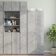 vidaXL Dulap depozitare slim gri beton 30x42,5x225 cm lemn prelucrat 3281262