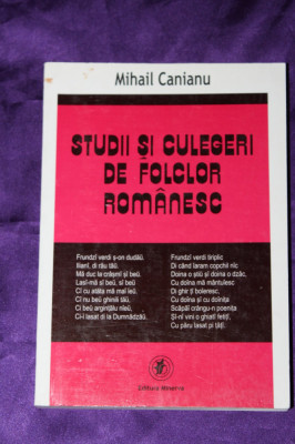 Mihail Canianu -Studii si culegeri de folclor romanesc foto