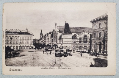 BUDAPEST, ZOLLAMTRING , CARTE POSTALA , CLASICA foto