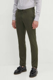 Michael Kors pantaloni barbati, culoarea verde, mulata