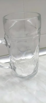 Halbă de bere, stare perfectă, 1 litru, ideal cadou foto