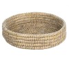 Tava decorativa/servire, design rustic, Paie, Bej, 36x8 cm, Oem