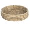 Tava decorativa/servire, design rustic, Paie, Bej, 36x8 cm
