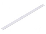 Apărătoare profile LED transparent 1m C3