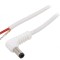 Cablu de Alimentare DC 5,5/2,5 Alb 1,5m