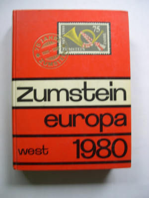 Catalog ZUMSTEIN Europa de Vest 1980 foto