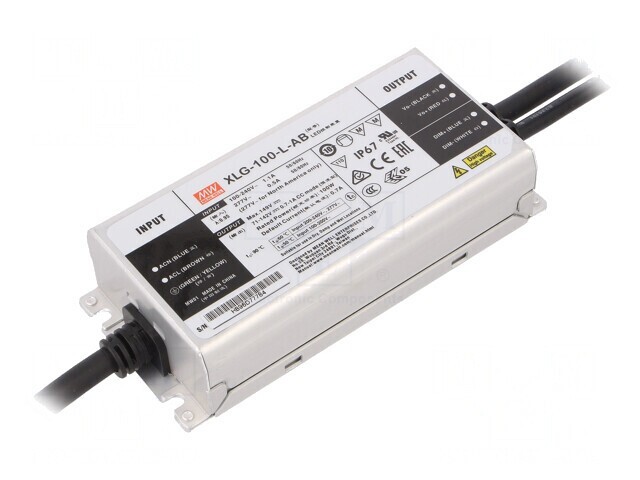 Alimentator LED 100W 71-142VDC 0.35-1.05A IP67