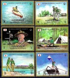 Ajman 1971 - Cercetași, Jamboree, Baden-Powell, serie dantelata neuzata