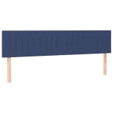 Cumpara ieftin Tablii de pat, albastru, 160x5x78/88 cm, textil