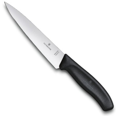 Cutit Dezosat Victorinox, Swiss Clasic Knife, Lama 15cm, Negru, Blister foto