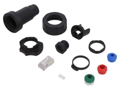 Conector RJ45 IP68 aurit 24AWG foto