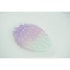Jucarie antistres din silicon, pop it now and flip it, capsuna, transparent, Flippy