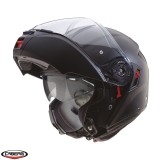 Cumpara ieftin Casca modulabila pentru scuter - motocicleta (flip-up) Caberg model Levo X 17 negru mat Pinlock ready &ndash; lentila Pinlock inclusa (fibra de sticla) XS (