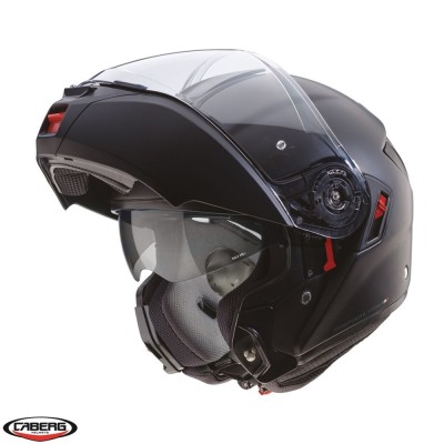 Casca modulabila pentru scuter - motocicleta (flip-up) Caberg model Levo X 17 negru mat Pinlock ready &amp;ndash; lentila Pinlock inclusa (fibra de sticla) L (5 foto