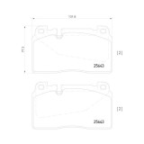 Brembo set placute frana, frana disc Prime Line