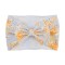 Bentita lata cu funda si imprimeu - Model 17 (Marime Disponibila: 6-12 luni
