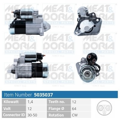 MEAT &amp; DORIA 5035037 starter