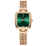 Ceas dama Poedagar Elegant Casual Fashion Quartz Auriu Verde