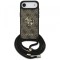 Husa pentru Apple iPhone 17 Air, Guess, Crossbody Cord 4G Big Log, Maro