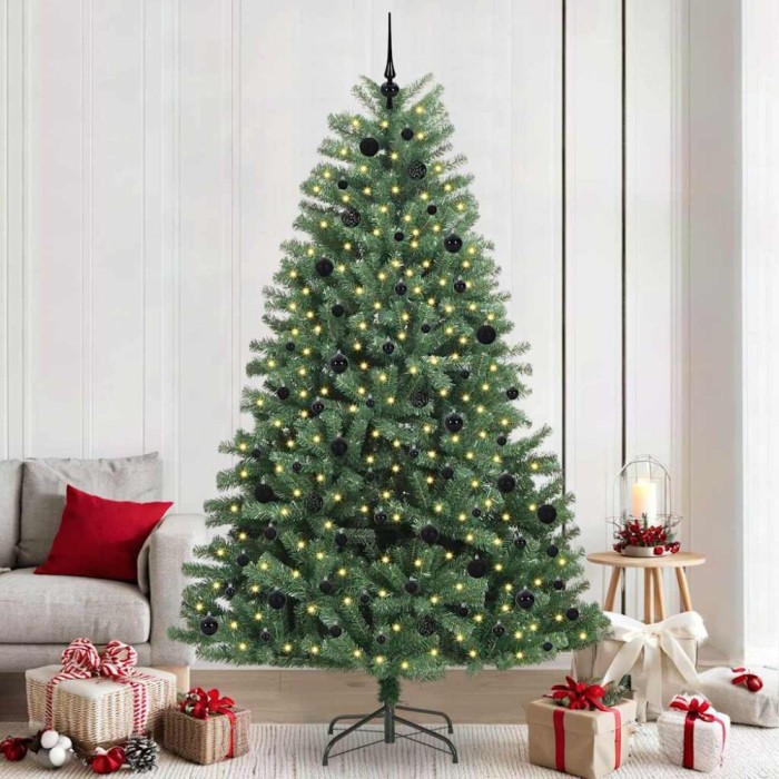 vidaXL Brad de Crăciun artificial cu ramuri articulare Verde 240 cm 3395506