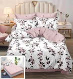 Cumpara ieftin Lenjerie Pat Rebecca Sx071, Bumbac, 6 Piese, Cu Elastic, Imprimeu, Roz