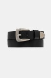 AllSaints curea de piele culoarea negru, 29AS300838