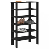 VidaXL Pantofar, negru, 61x32x105 cm, lemn prelucrat